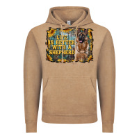 Vintage Coffee life is better with a shepperd Vintage Hoodie - RanaPortraitStore