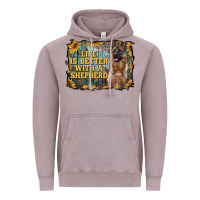 Vintage Zinc life is better with a shepperd Vintage Hoodie - RanaPortraitStore
