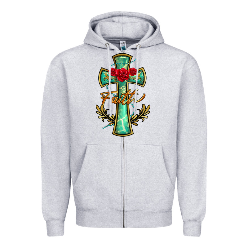 Cross Faith Zipper Hoodie by BarkalooDesign | Teevron