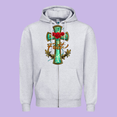 Cross Faith Zipper Hoodie Designed By Barkaloodesign
