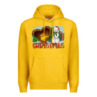 Lemon Christmas Snowman Premium Hoodie - LillyAllenDesigns