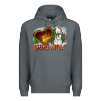 Rock Christmas Snowman Premium Hoodie - LillyAllenDesigns