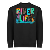 Black river life kayaking Heavyweight Sweatshirt - Zillion Design Studio
