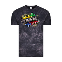 Cloud Black austism Vintage Tee - SublimationCraftShop