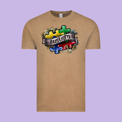 Austism Vintage Tee Designed By Sublimationcraftshop