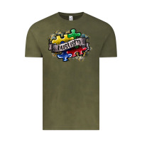 Vintage Olive austism Vintage Tee - SublimationCraftShop