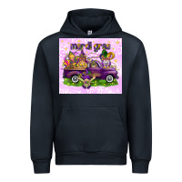 Navy Mardi Gras with gnomes Urban Hoodie - NancyCooperArtShop
