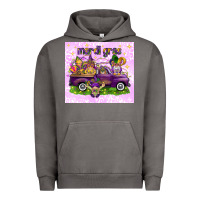 Pigment Tornado Mardi Gras with gnomes Urban Hoodie - NancyCooperArtShop