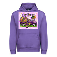 Tulip Mardi Gras with gnomes Urban Hoodie - NancyCooperArtShop