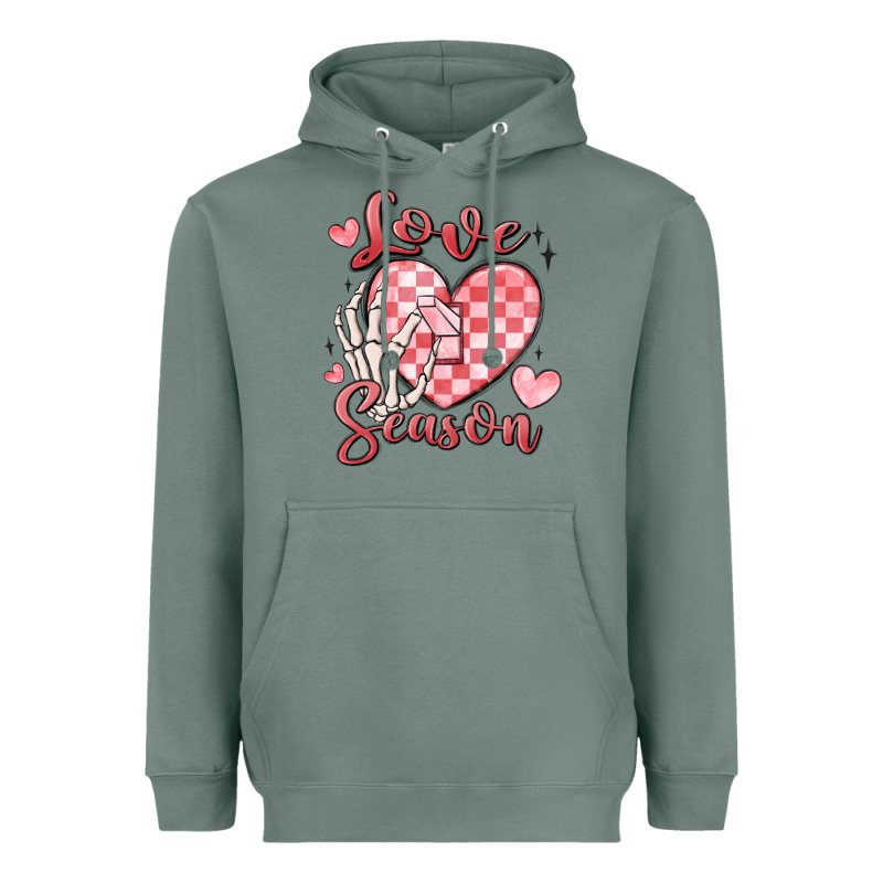 Love Season Heavyweight Hoodie by MaliasSmallBusiness | Teevron