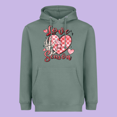 Love Season Heavyweight Hoodie Designed By Maliassmallbusiness