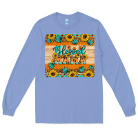 Colony Blue Blessed mama Long Sleeve Tee - Artiststas