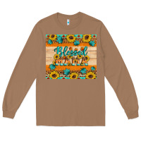 Toasted Coconut Blessed mama Long Sleeve Tee - Artiststas