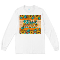 White Blessed mama Long Sleeve Tee - Artiststas