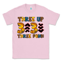 Bubblegum Pink three up three down softball Classic Tee - AdoDesignShop