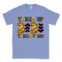 Colony Blue three up three down softball Classic Tee - AdoDesignShop