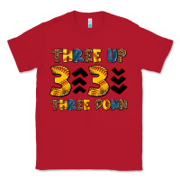 Red three up three down softball Classic Tee - AdoDesignShop