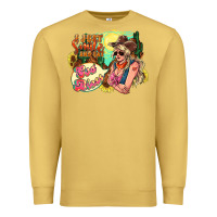 Antique Gold i just smile and say god bless Premium Sweatshirt - NancyCooperArtShop