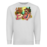 Dove Grey i just smile and say god bless Premium Sweatshirt - NancyCooperArtShop