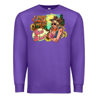 Purple i just smile and say god bless Premium Sweatshirt - NancyCooperArtShop