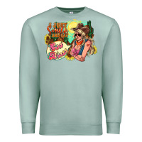 Seafoam i just smile and say god bless Premium Sweatshirt - NancyCooperArtShop
