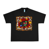 Black hockey christmas with lights and stars Urban Heavy Tee - FaDigitalArtStudio