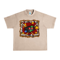 French Oak hockey christmas with lights and stars Urban Heavy Tee - FaDigitalArtStudio
