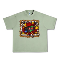 Oil Green hockey christmas with lights and stars Urban Heavy Tee - FaDigitalArtStudio