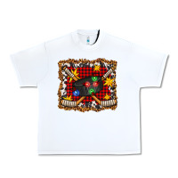 Hockey Christmas With Lights And Stars Urban Heavy Tee | Teevron
