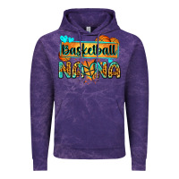 Cloud Purple basketball nana with leopard Vintage Hoodie - Zillion Design Studio