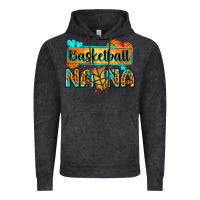 Vintage Black basketball nana with leopard Vintage Hoodie - Zillion Design Studio