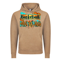 Vintage Coffee basketball nana with leopard Vintage Hoodie - Zillion Design Studio