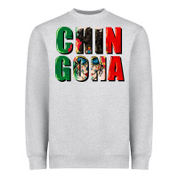 Heather Grey chingona Heavyweight Sweatshirt - CTS Tumbler Store