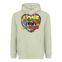 Matcha Love needs no words Heavyweight Hoodie - NancyCooperArtShop