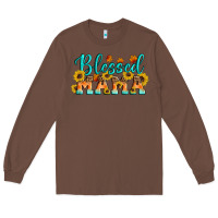 Chestnut Blessed Mama Long Sleeve Tee - Artiststas