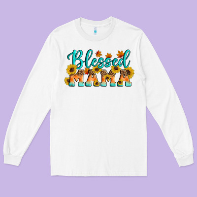 Blessed Mama Long Sleeve Tee Designed By Artiststas