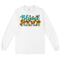 White Blessed Mama Long Sleeve Tee - Artiststas
