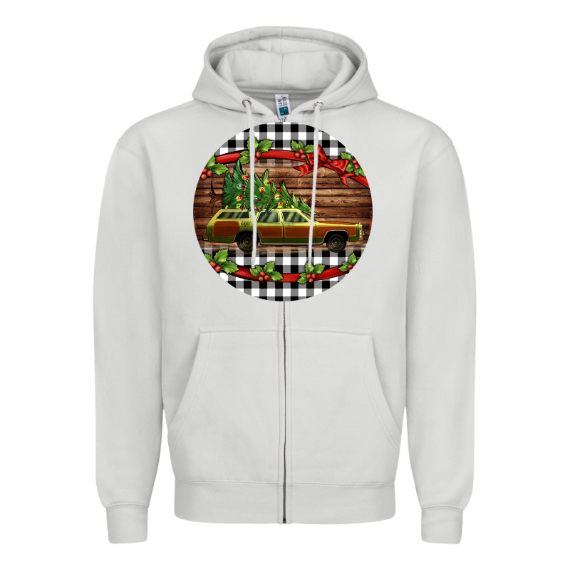 Christmas Vacation Car Christmas Zipper Hoodie by Jasminsmagicworld | Teevron