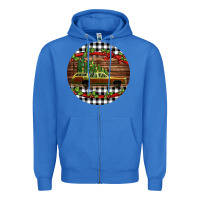 True Royal Christmas vacation car Christmas Zipper Hoodie - Jasminsmagicworld