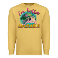 Antique Gold im turtley adorable Premium Sweatshirt - NancyCooperArtShop