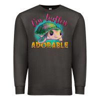 Smoke im turtley adorable Premium Sweatshirt - NancyCooperArtShop