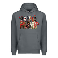 Rock Christmas Bear Family Premium Hoodie - LillyAllenDesigns