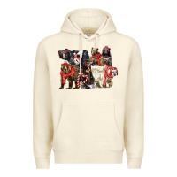 Sandshell Christmas Bear Family Premium Hoodie - LillyAllenDesigns
