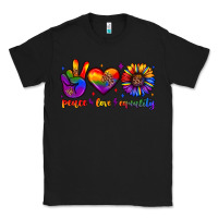 Black peace love equality Classic Tee - JahusDesignShop
