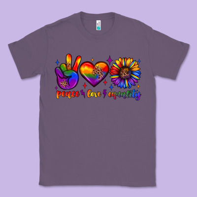 Peace Love Equality Classic Tee Designed By Jahusdesignshop