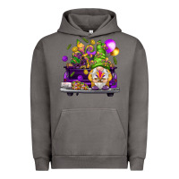 Pigment Tornado Mardi Gras gnome on the truck Urban Hoodie - NancyCooperArtShop