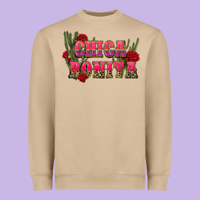 Chica Bonita Heavyweight Sweatshirt Designed By Cts Tumbler Store