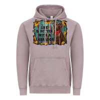 Vintage Zinc life is better with a labrador Vintage Hoodie - RanaPortraitStore