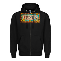 Black jesus western patterns license plate template Zipper Hoodie - BarkalooDesign