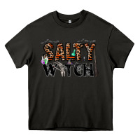 Asphalt salty witch Heavy Core Tee - CowhideDigitalArt